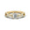 Women’s Emerald Fusion Ring with Lab - Grown Diamond| Alymwndw Jewellery - Alymwndw