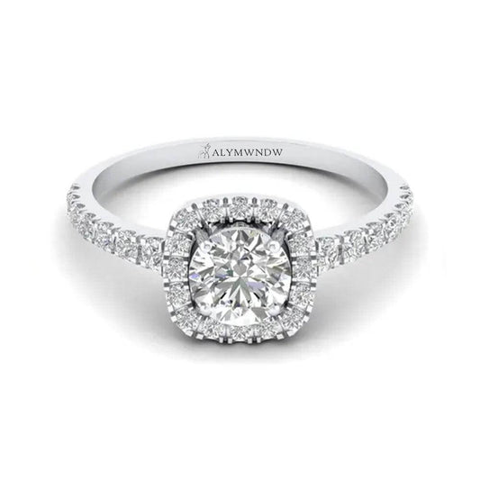 Women’s Radiant Cut Lab Grown Diamond Ring | Alymwndw Jewellery - Alymwndw