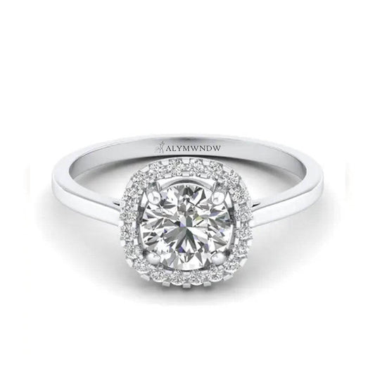 Women’s Radiant Cut Lab Grown Diamond Ring | Alymwndw Jewellery - Alymwndw