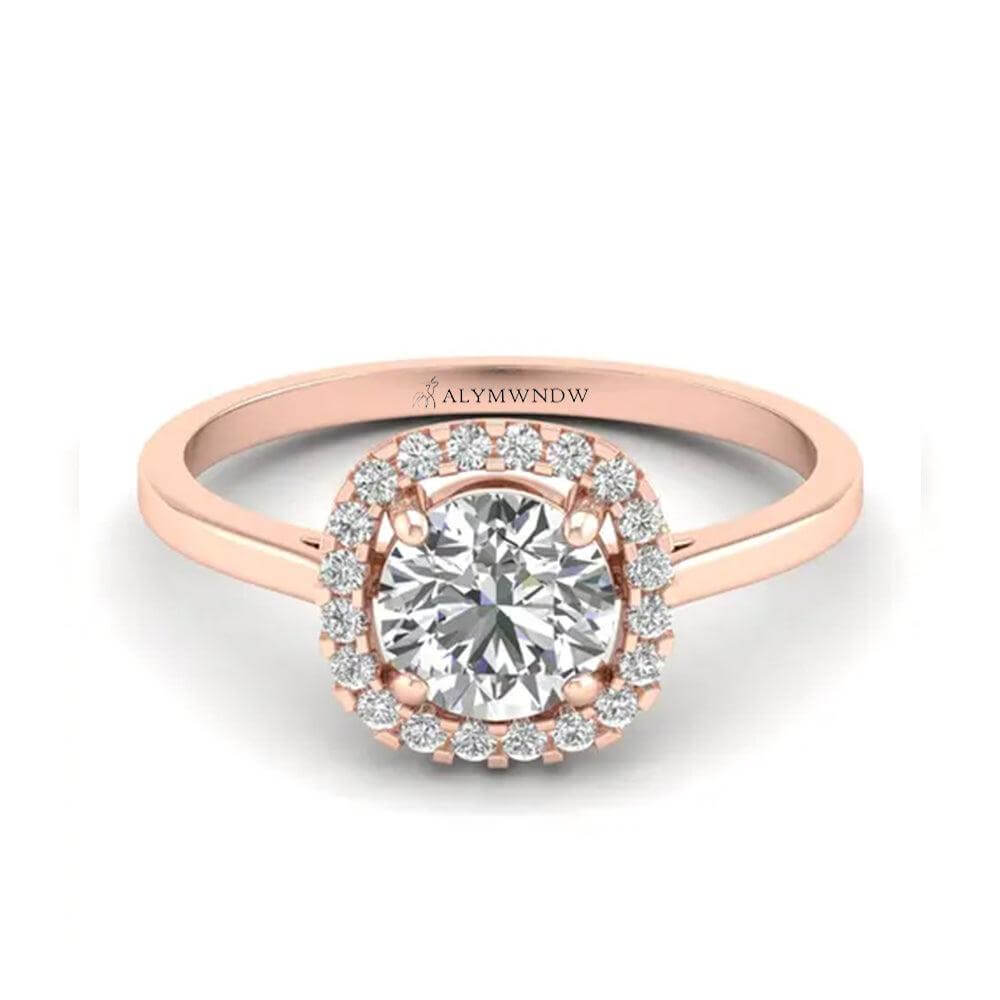 Women’s Radiant Cut Lab Grown Diamond Ring | Alymwndw Jewellery - Alymwndw
