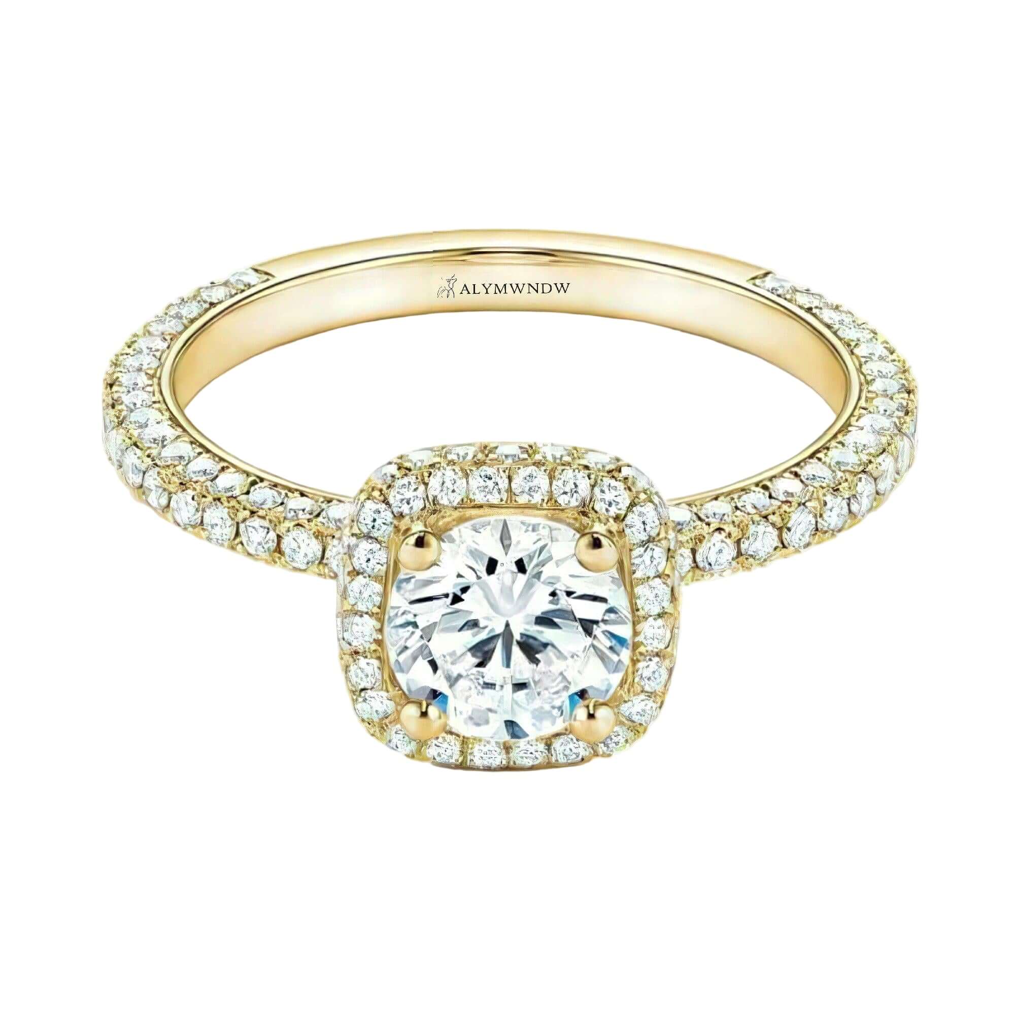 Women’s Ring with Lab Grown Diamond | Elegant Fine Jewelry by Alymwndw Jewellery - Alymwndw