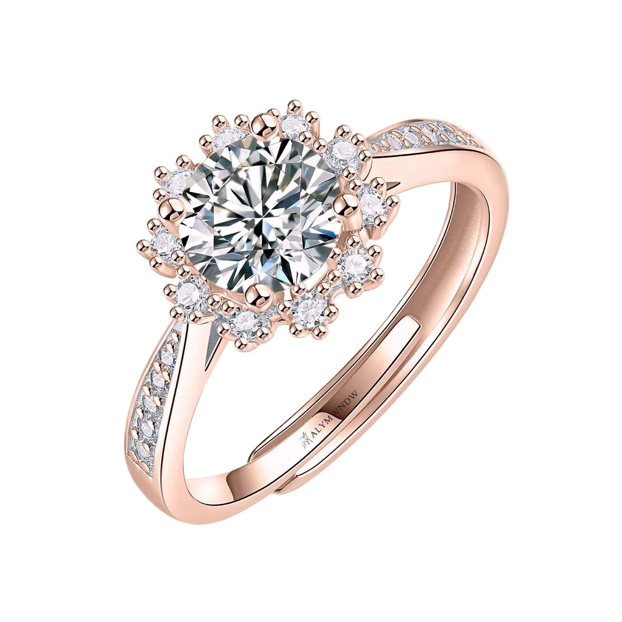 Women’s Ring with Lab Grown Diamond | Elegant Fine Jewelry by Alymwndw Jewellery - Alymwndw