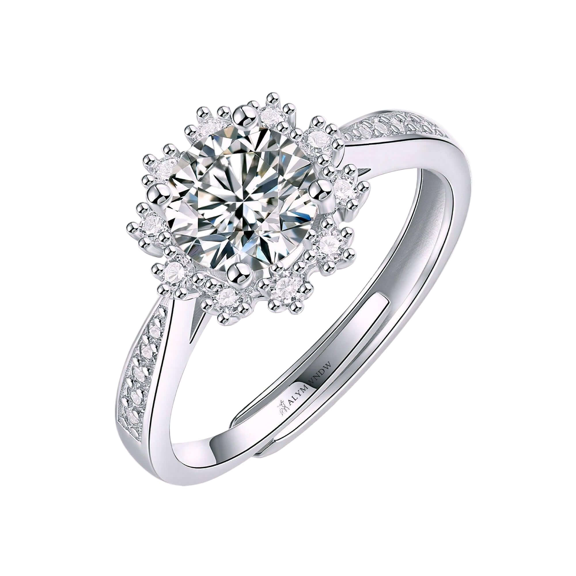 Women’s Ring with Lab Grown Diamond | Elegant Fine Jewelry by Alymwndw Jewellery - Alymwndw