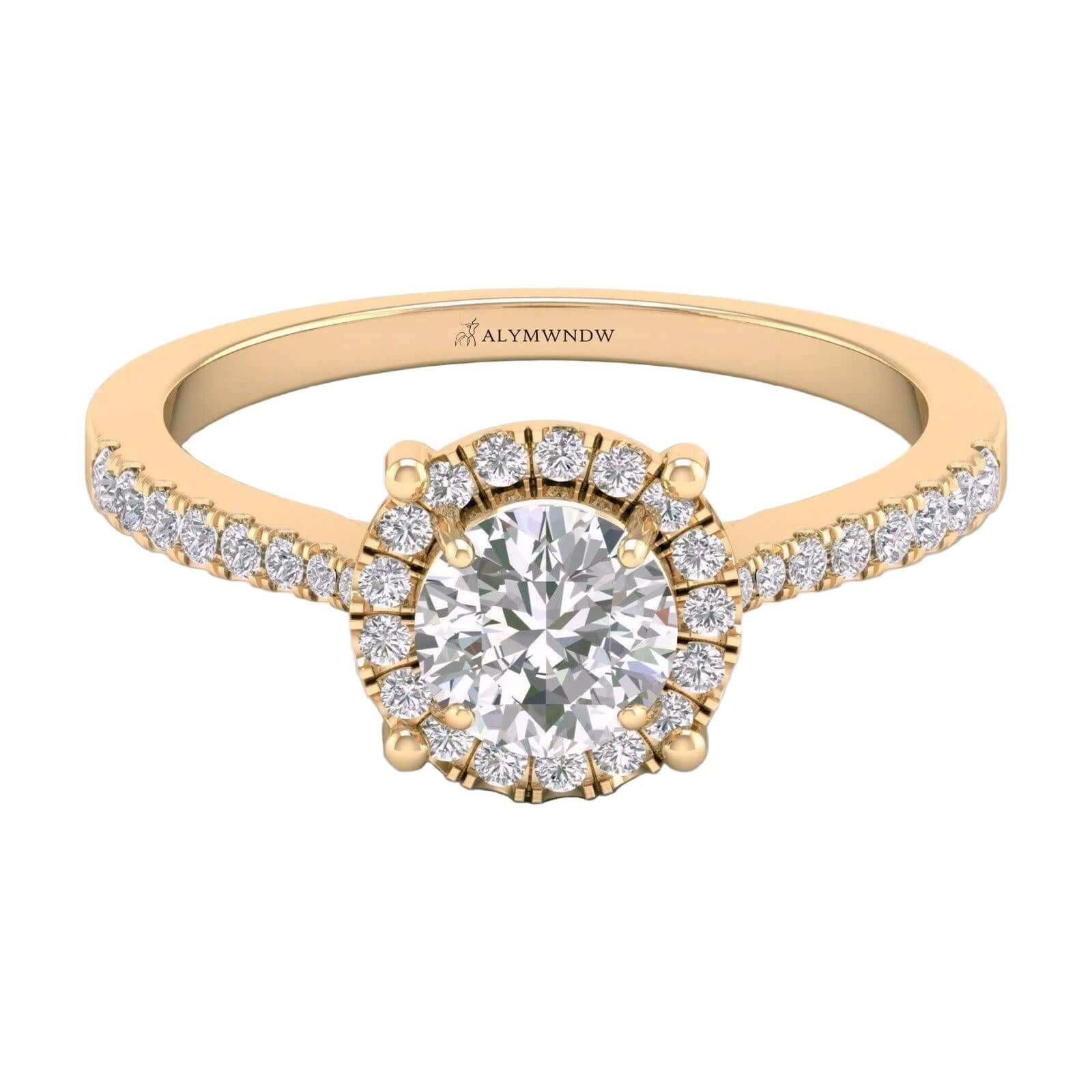 Women’s Ring with Lab Grown Diamond | Elegant Fine Jewelry by Alymwndw Jewellery - Alymwndw