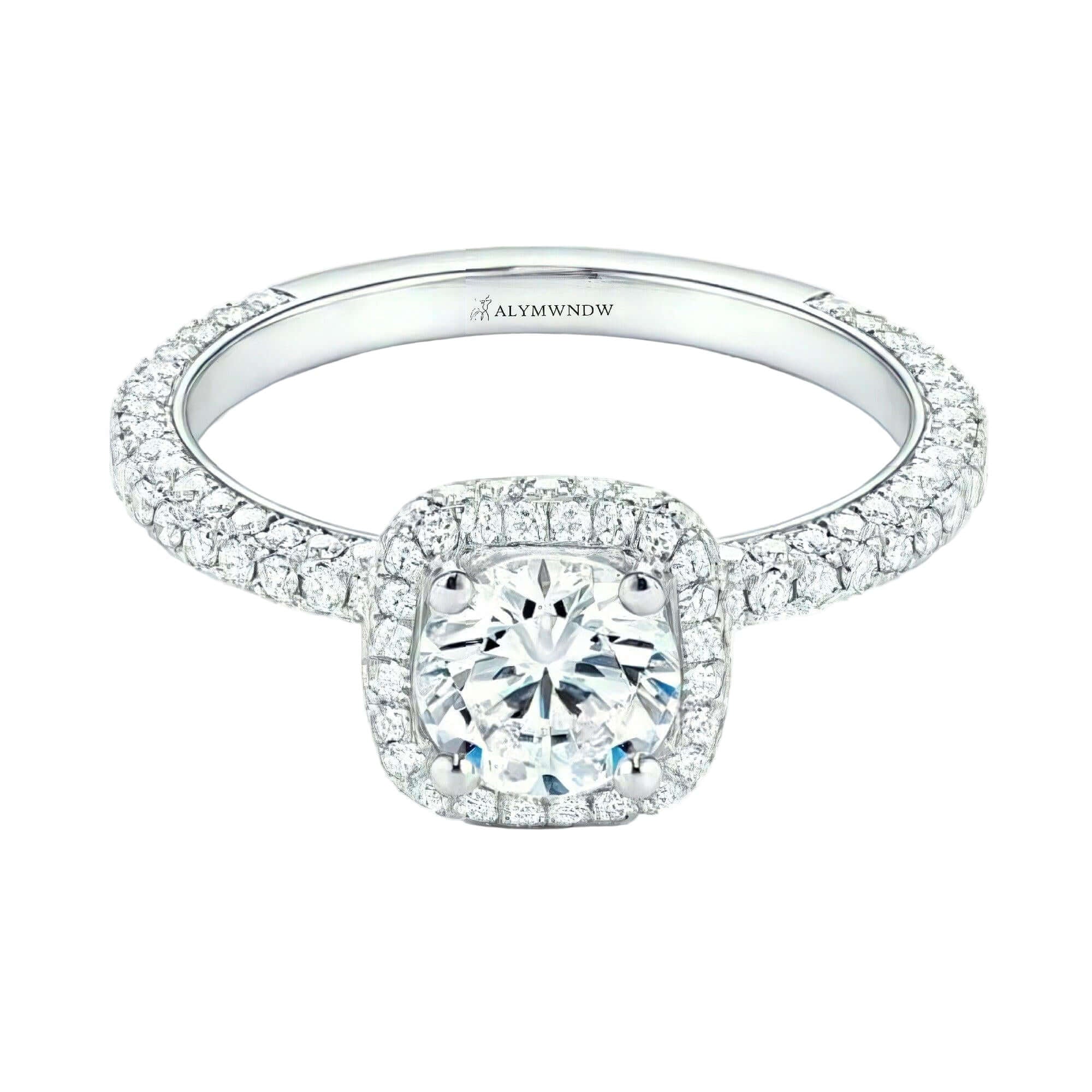 Women’s Ring with Lab Grown Diamond | Elegant Fine Jewelry by Alymwndw Jewellery - Alymwndw