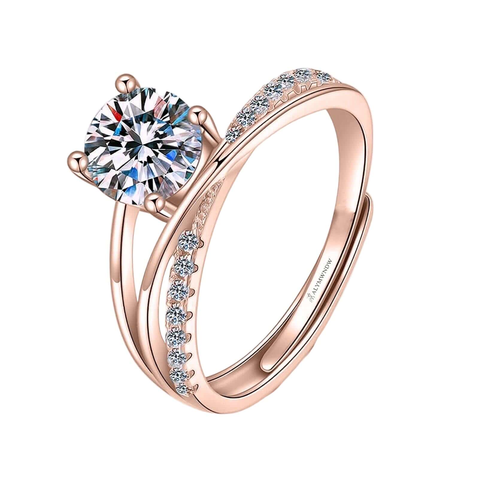 Women’s Ring with Lab Grown Diamond | Elegant Fine Jewelry by Alymwndw Jewellery - Alymwndw