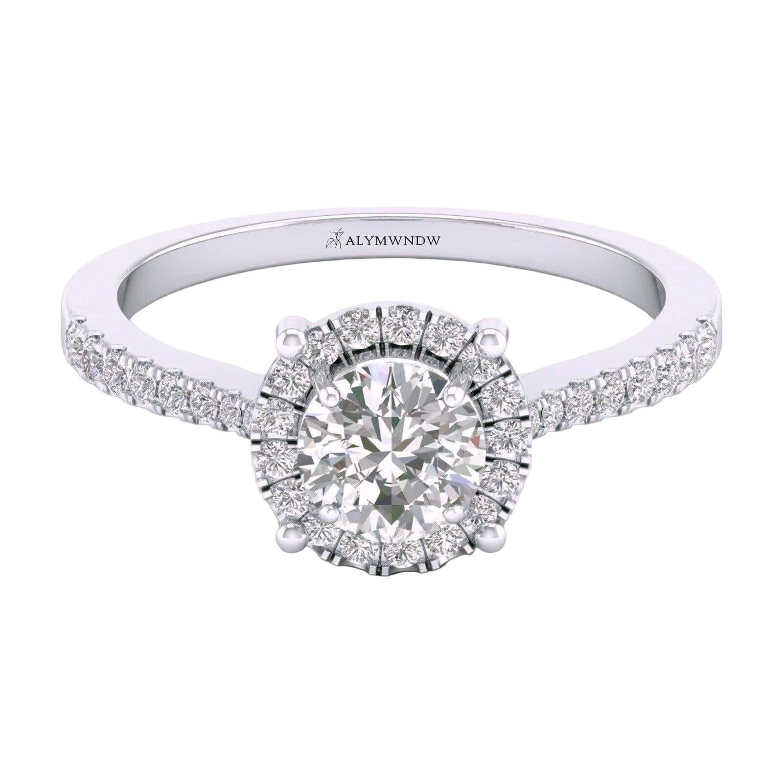 Women’s Ring with Lab Grown Diamond | Elegant Fine Jewelry by Alymwndw Jewellery - Alymwndw