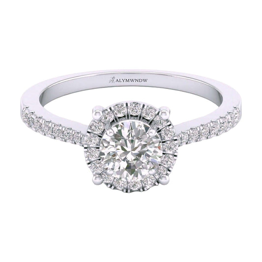 Women’s Ring with Lab Grown Diamond | Elegant Fine Jewelry by Alymwndw Jewellery - Alymwndw