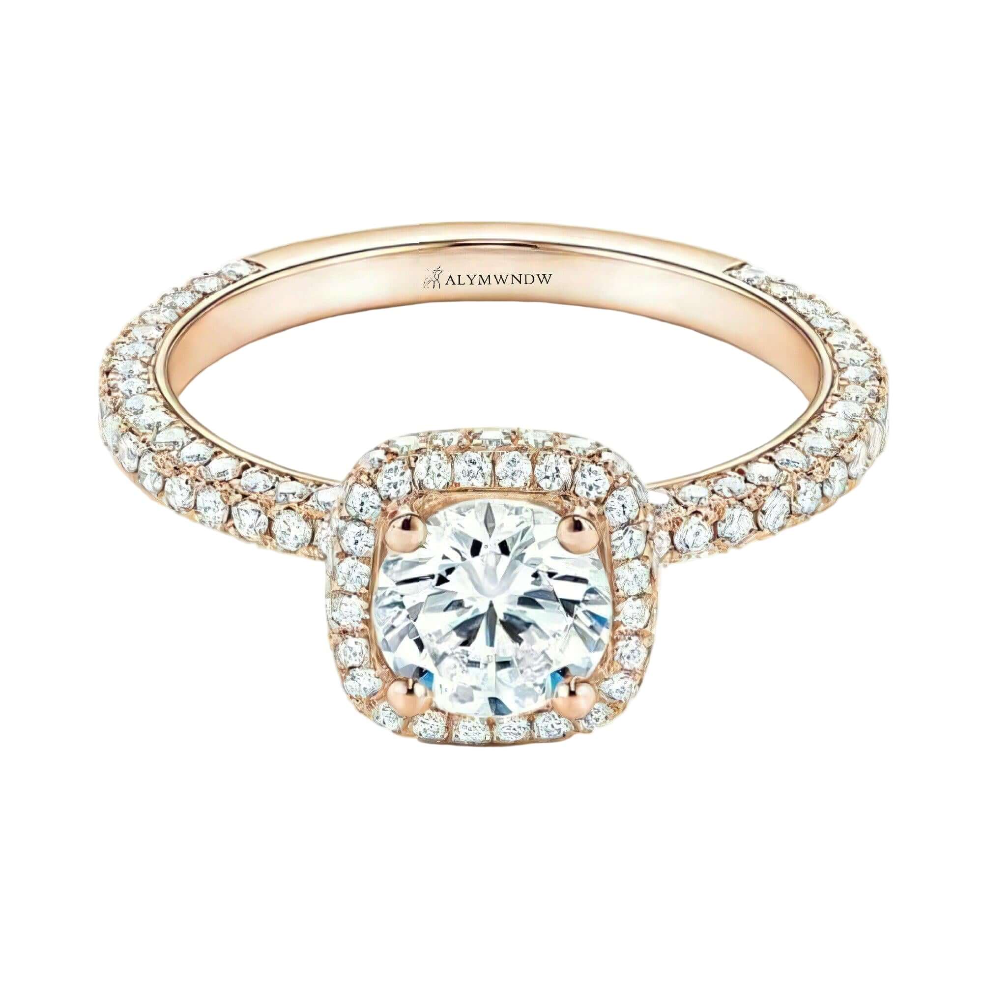 Women’s Ring with Lab Grown Diamond | Elegant Fine Jewelry by Alymwndw Jewellery - Alymwndw