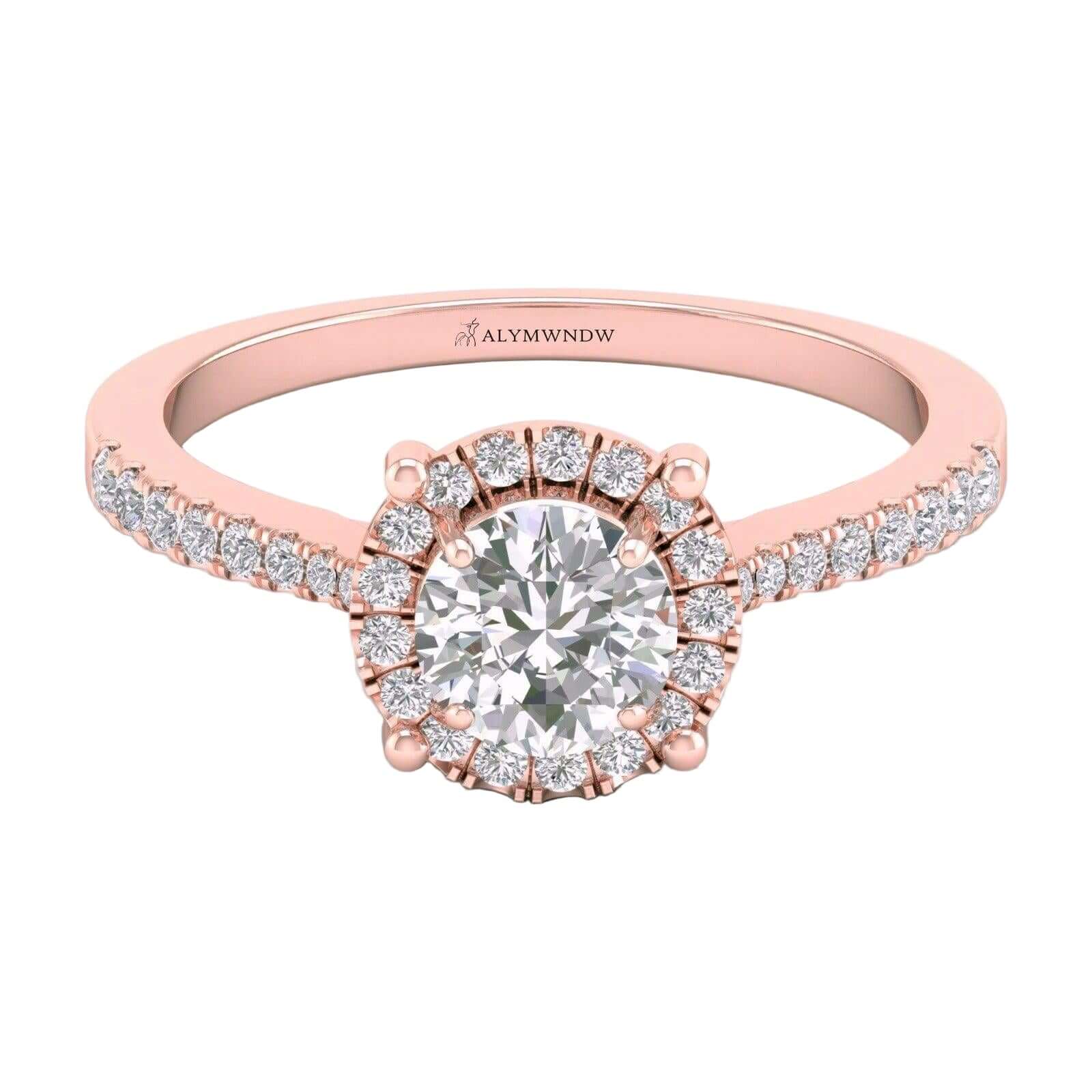 Women’s Ring with Lab Grown Diamond | Elegant Fine Jewelry by Alymwndw Jewellery - Alymwndw
