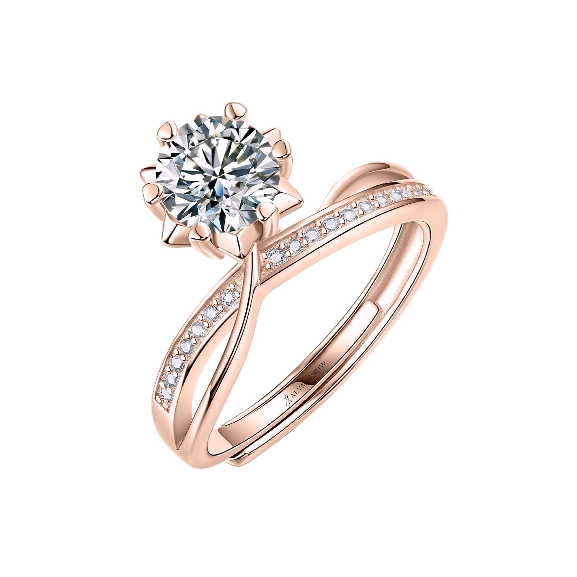 Women’s Ring with Lab Grown Diamond | Elegant Fine Jewelry Design by Alymwndw Jewellery - Alymwndw
