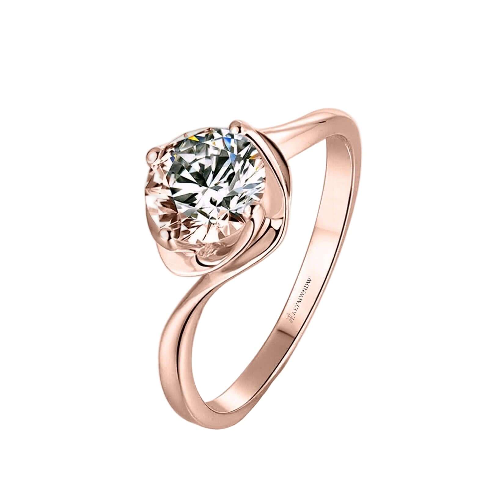 Women’s Ring with Lab Grown Diamond | Elegant Jewelry Design by Alymwndw Jewellery - Alymwndw