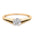 Women’s Ring with Lab Grown Diamond | Elegant Modern Jewelry by Alymwndw Jewellery - Alymwndw