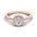 Women’s Round Cut Illusion Lab Grown Diamond Ring | Alymwndw Jewellery - Alymwndw