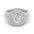 Women’s Solitaire Lab Grown Diamond Ring with Side Stones | Alymwndw Jewellery - Alymwndw