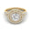 Women’s Solitaire Lab Grown Diamond Ring with Side Stones | Alymwndw Jewellery - Alymwndw