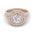 Women’s Solitaire Lab Grown Diamond Ring with Side Stones | Alymwndw Jewellery - Alymwndw