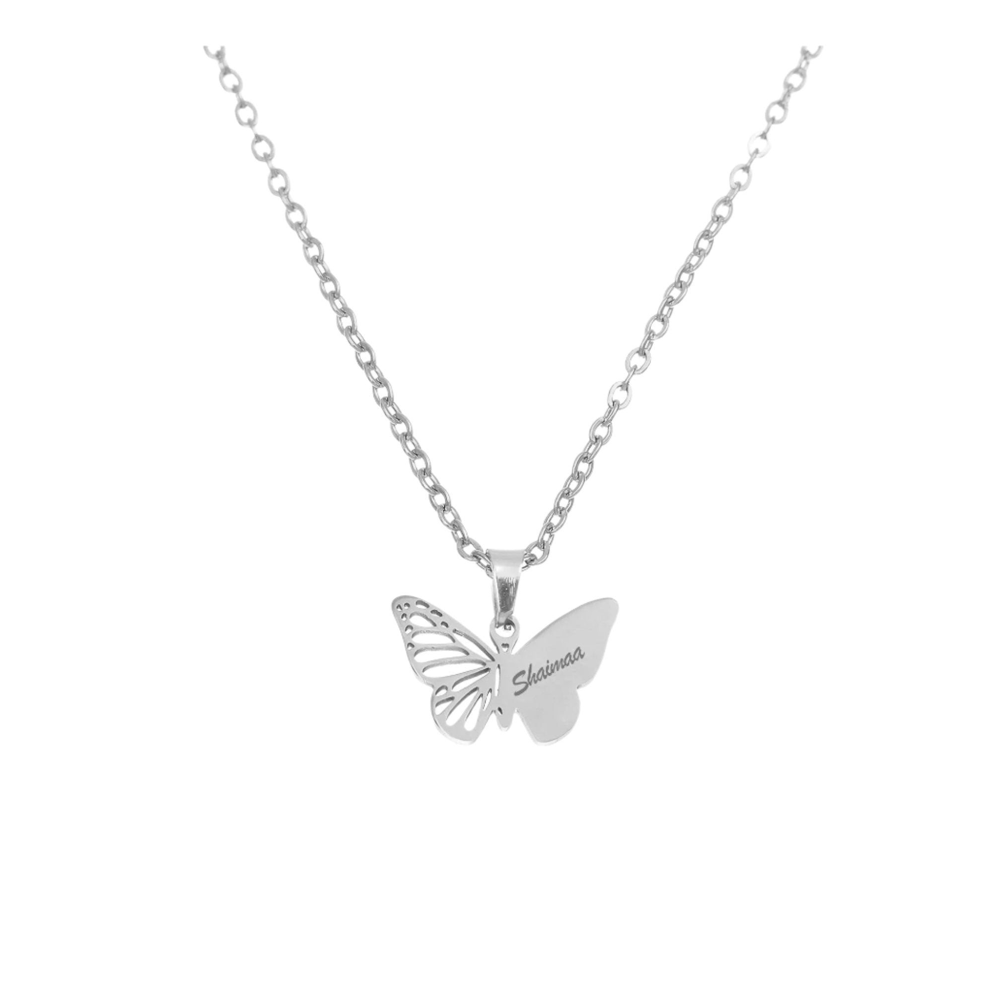Gold Butterfly Necklace for Women – Elegant Minimal Pendant - Alymwndw