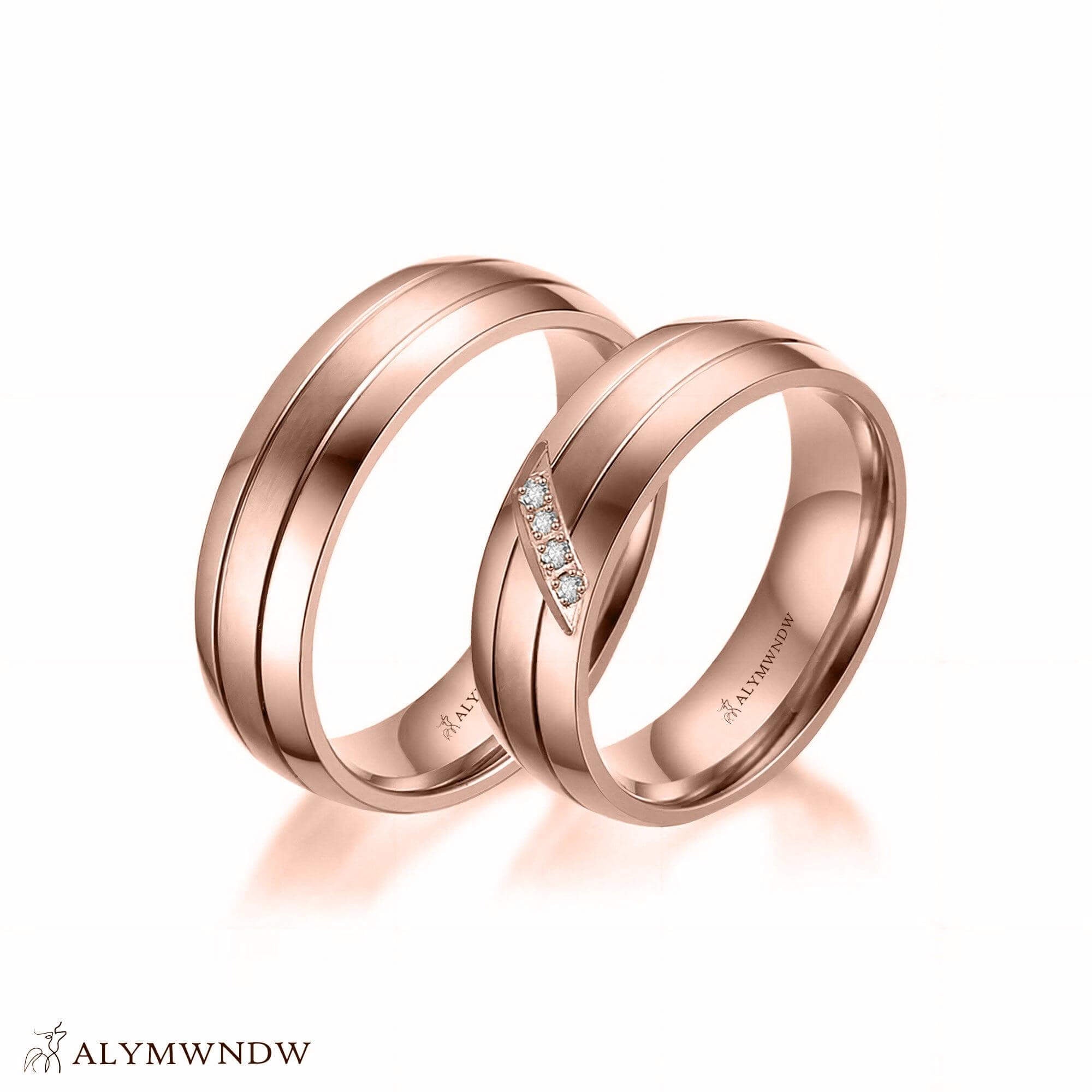 MOLAN Elegant Wedding Rings – Luxury Gold, Silver & Platinum - Alymwndw